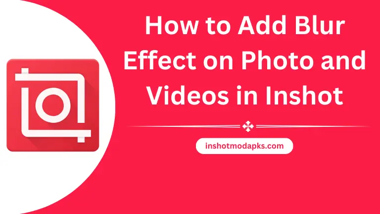 How to Add Blur Effect on Photo and Videos in Inshot