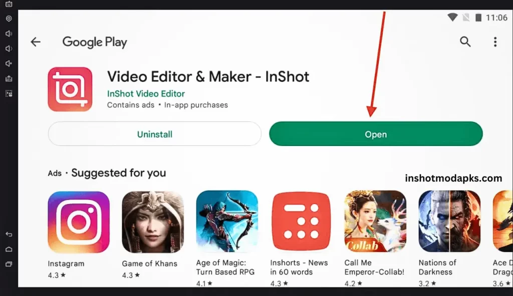 how to make a video in inshot app with photos high quality